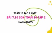 Bài 7.10 SGK Toán 10 tập 2 Kết nối tri thức